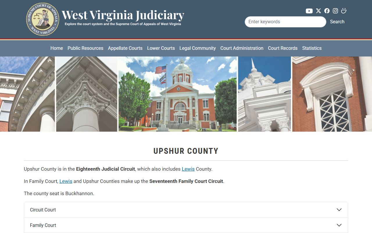Upshur County court records after jail arrest court information page