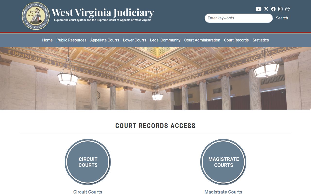 Upshur County court records after arrest access page
